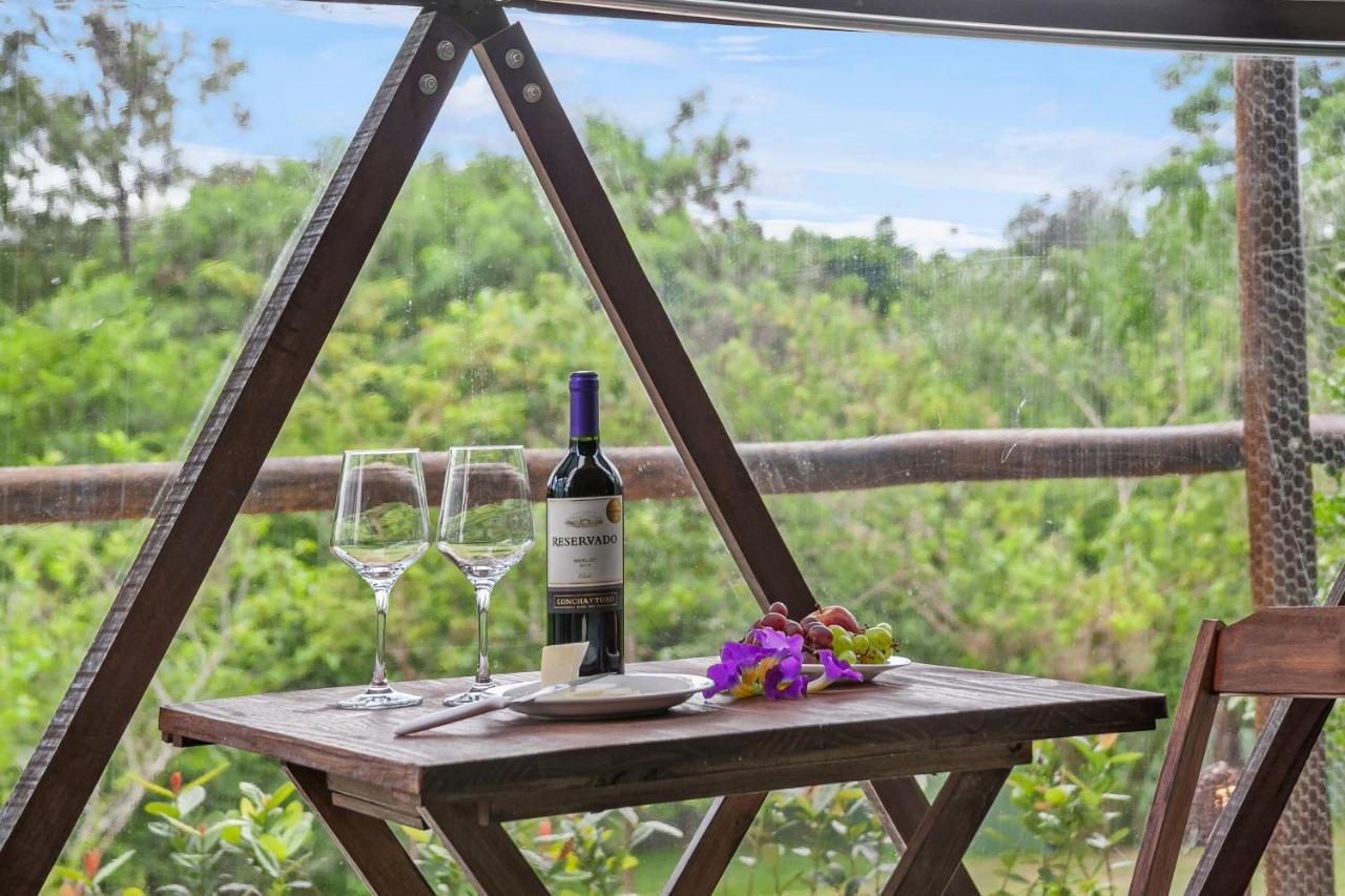 Glamping Serra Da Canastra - Casinha De Hortela - Domo Embauba Delfinópolis Extérieur photo